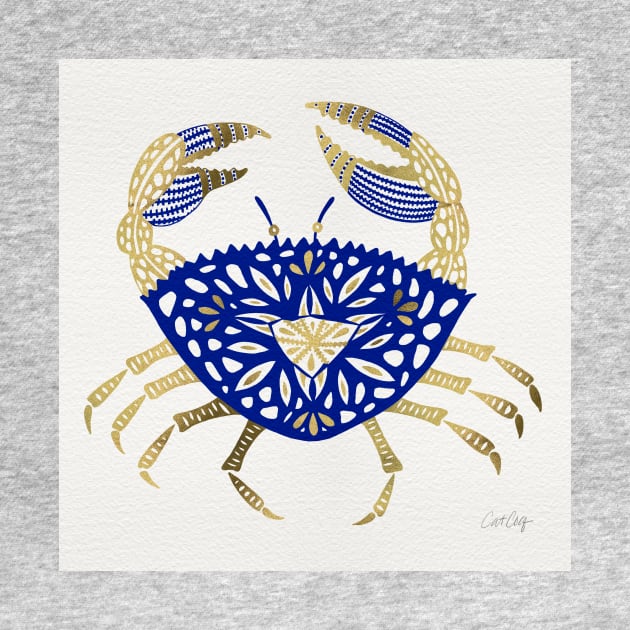 Navy Gold Crab by CatCoq